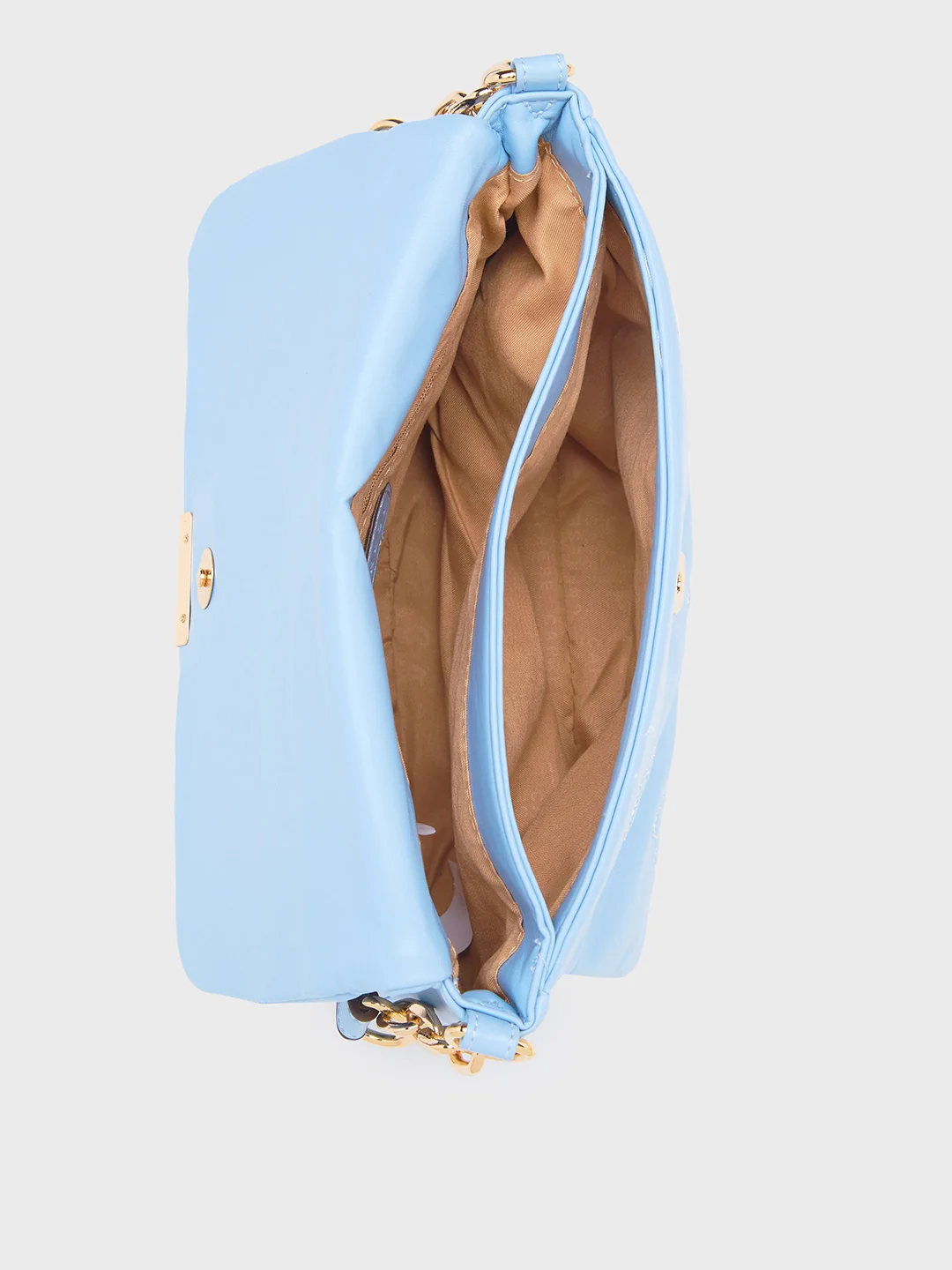 Caprese Briana Medium Powder Blue Sling Bag - Image 9