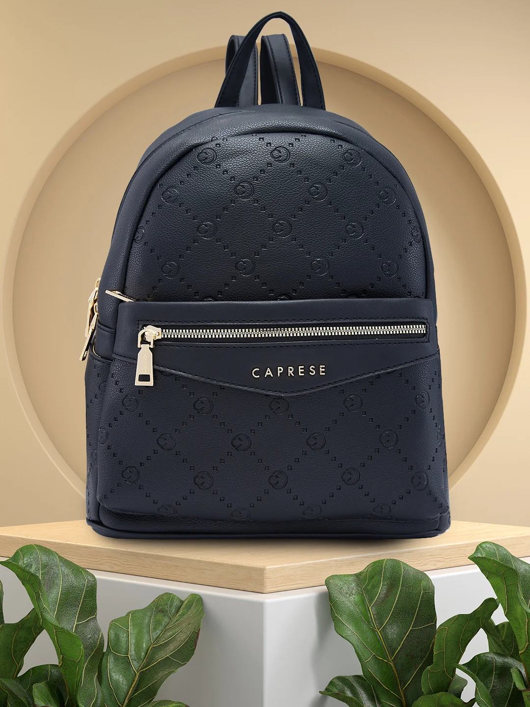 Caprese Brianna Medium Black Backpack - Image 2