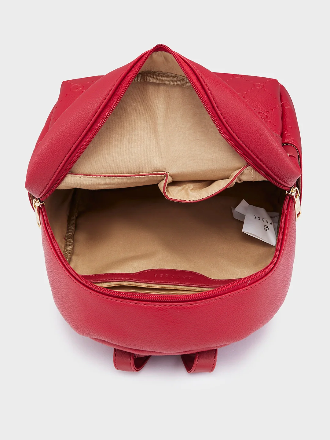 Caprese Brianna Medium Red Backpack - Image 10