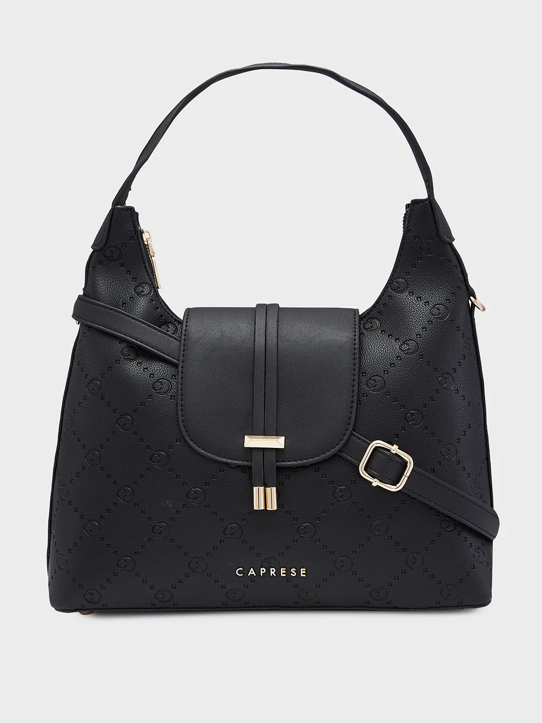 Caprese Brianna Medium Black Hobo Bag - Image 14