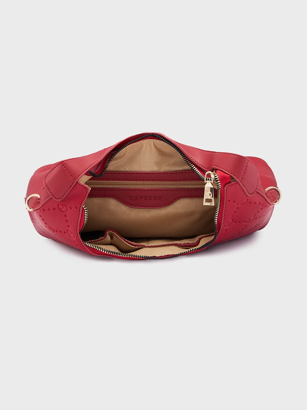 Caprese Brianna Medium Red Hobo Bag - Image 10