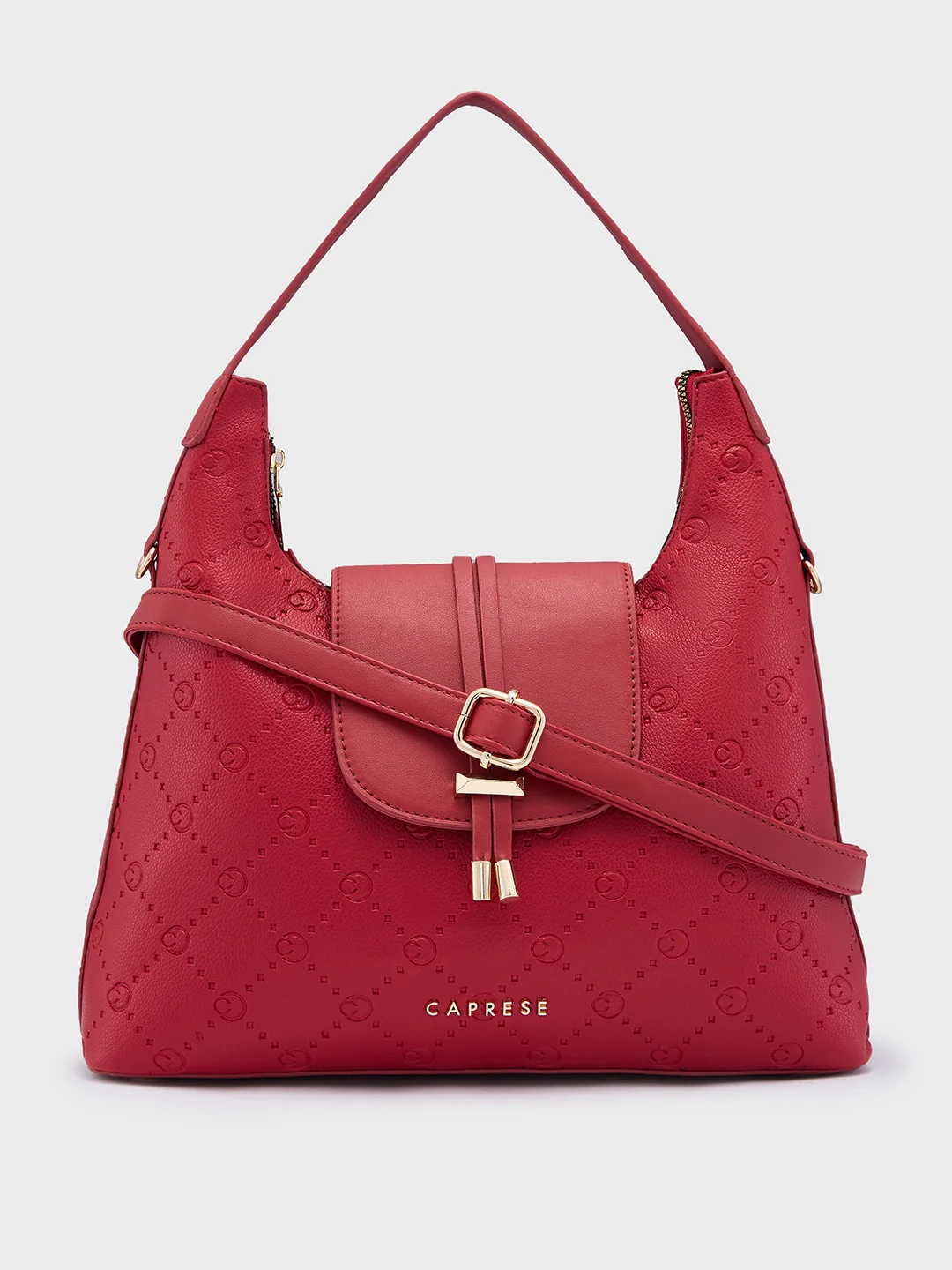 Caprese Brianna Medium Red Hobo Bag - Image 14