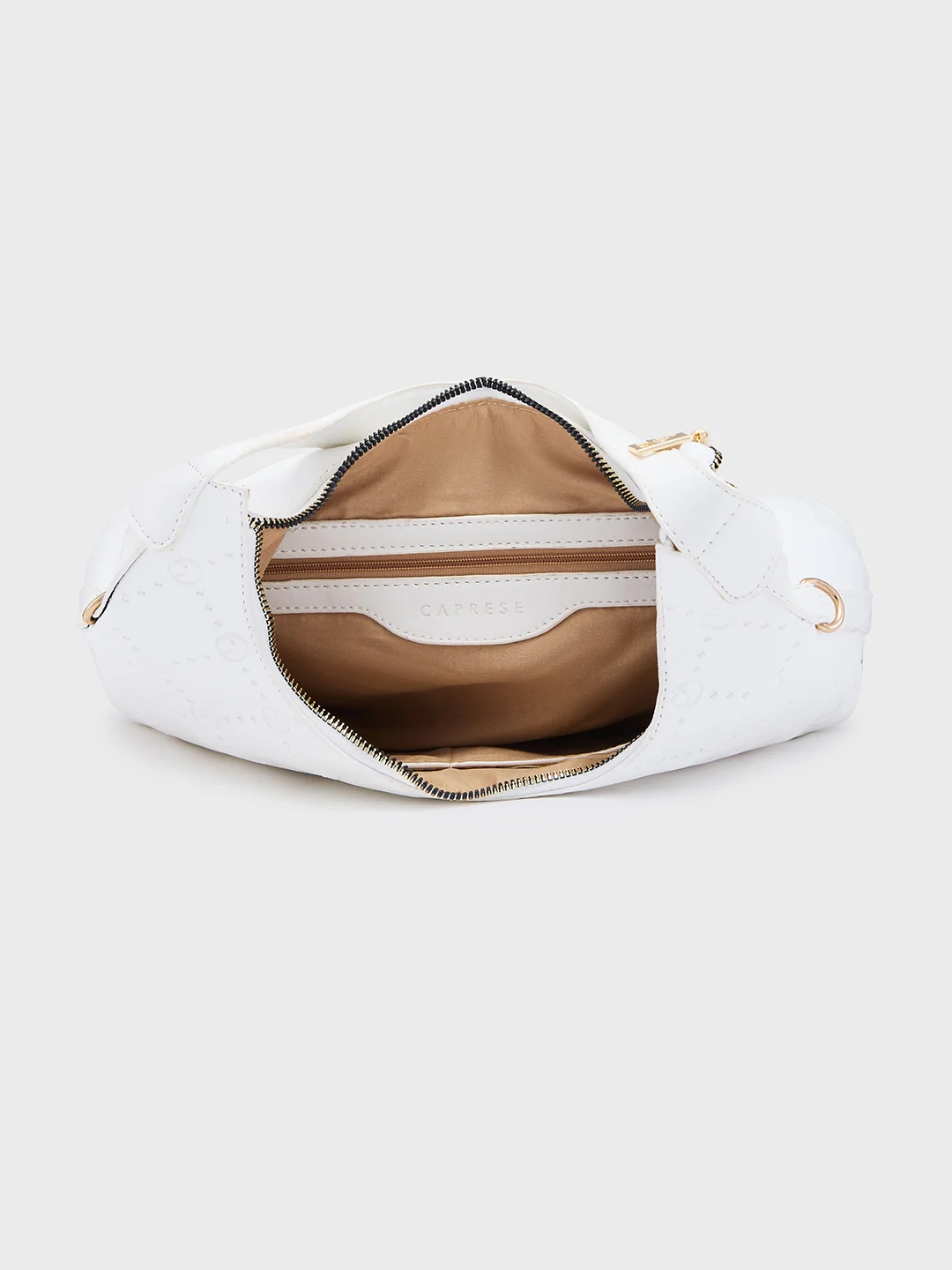 Caprese Brianna Medium White Hobo Bag - Image 10