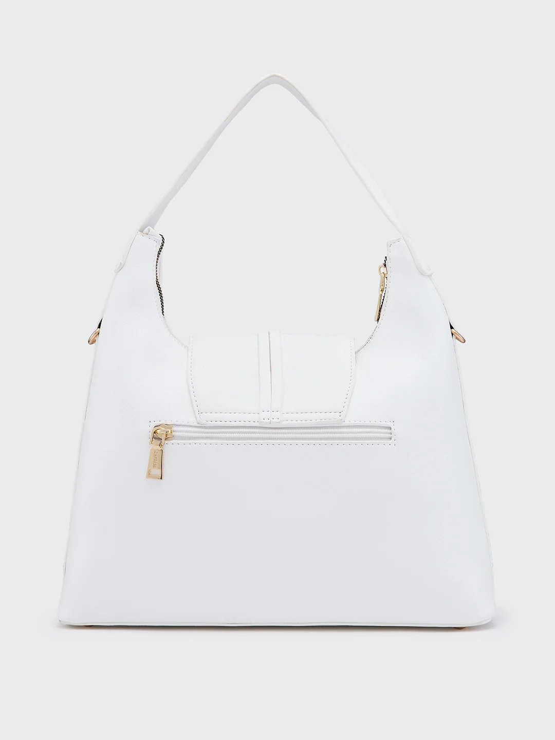 Caprese Brianna Medium White Hobo Bag - Image 4