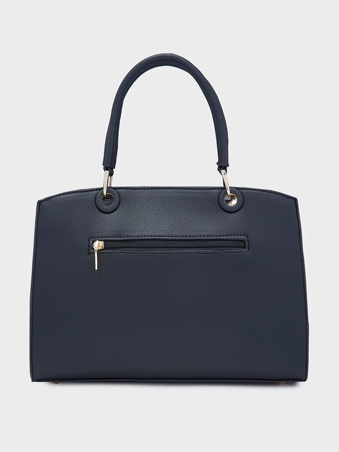 Caprese Brianna Medium Black Satchel Bag - Image 4
