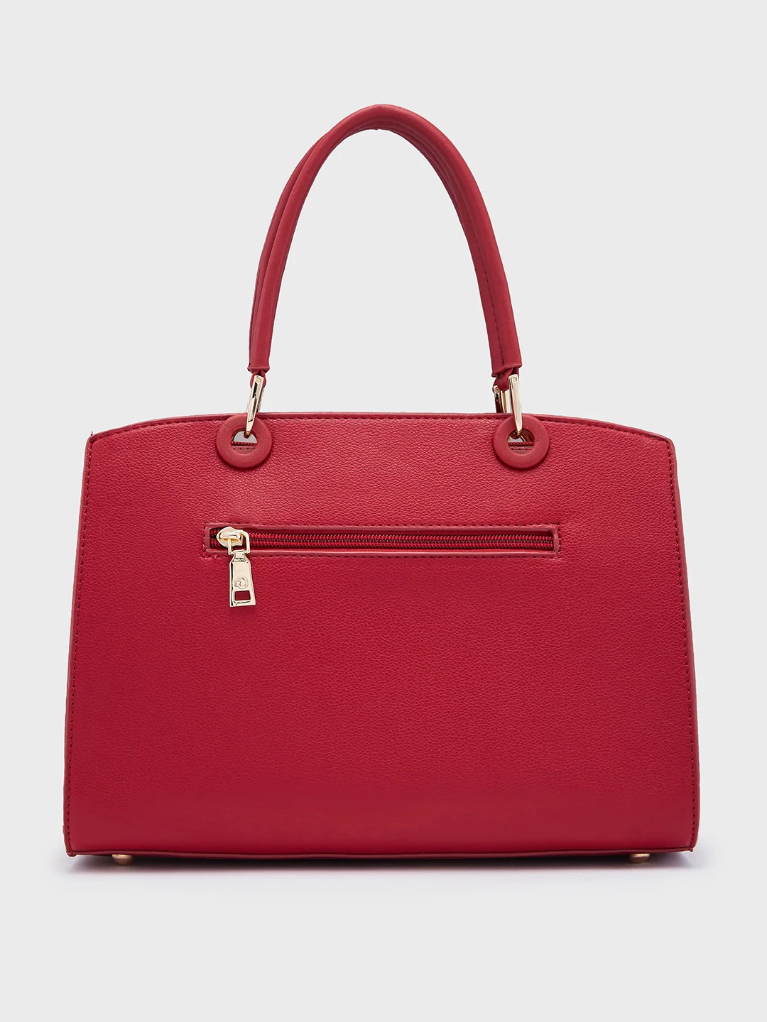 Caprese Brianna Medium Red Satchel Bag - Image 4