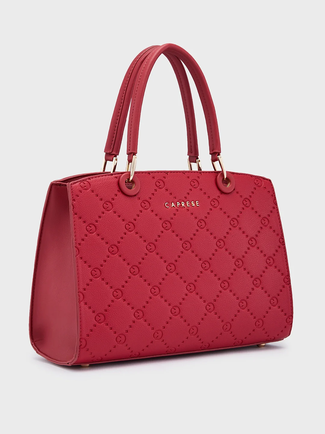 Caprese Brianna Medium Red Satchel Bag - Image 5