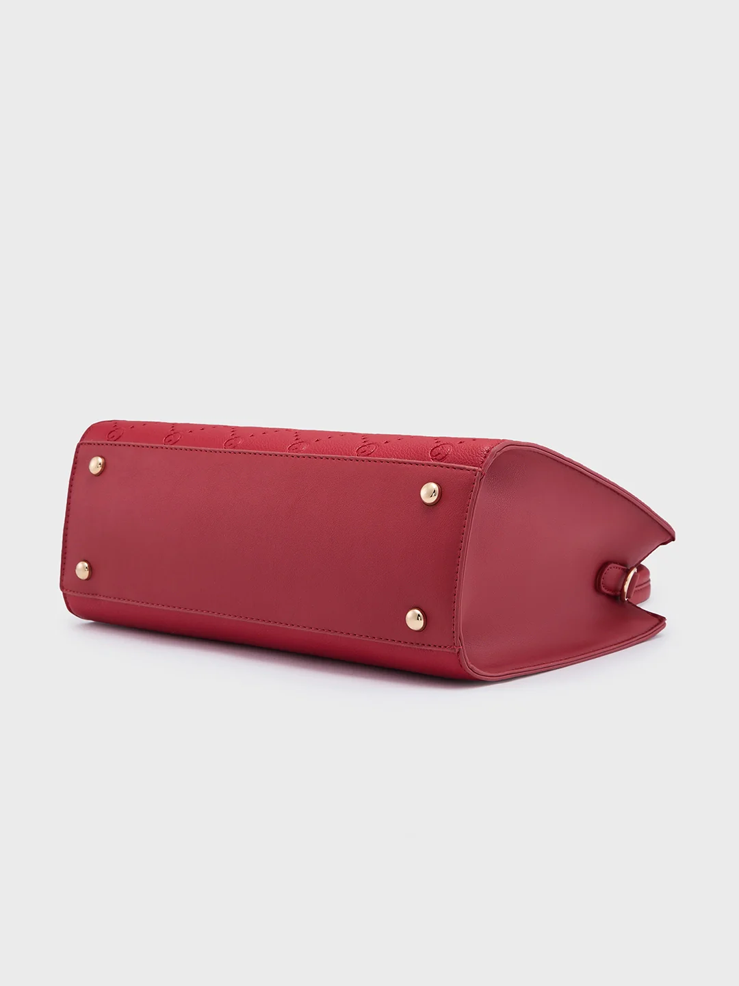 Caprese Brianna Medium Red Satchel Bag - Image 6