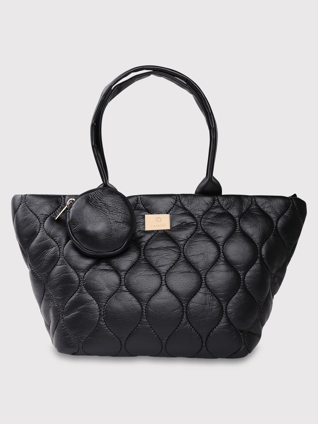Caprese Briar Medium Black Tote Bag