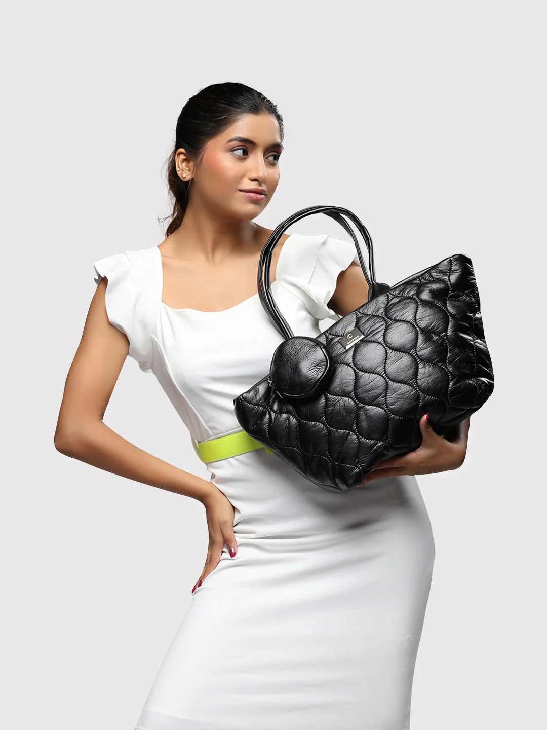 Caprese Briar Medium Black Tote Bag - Image 11