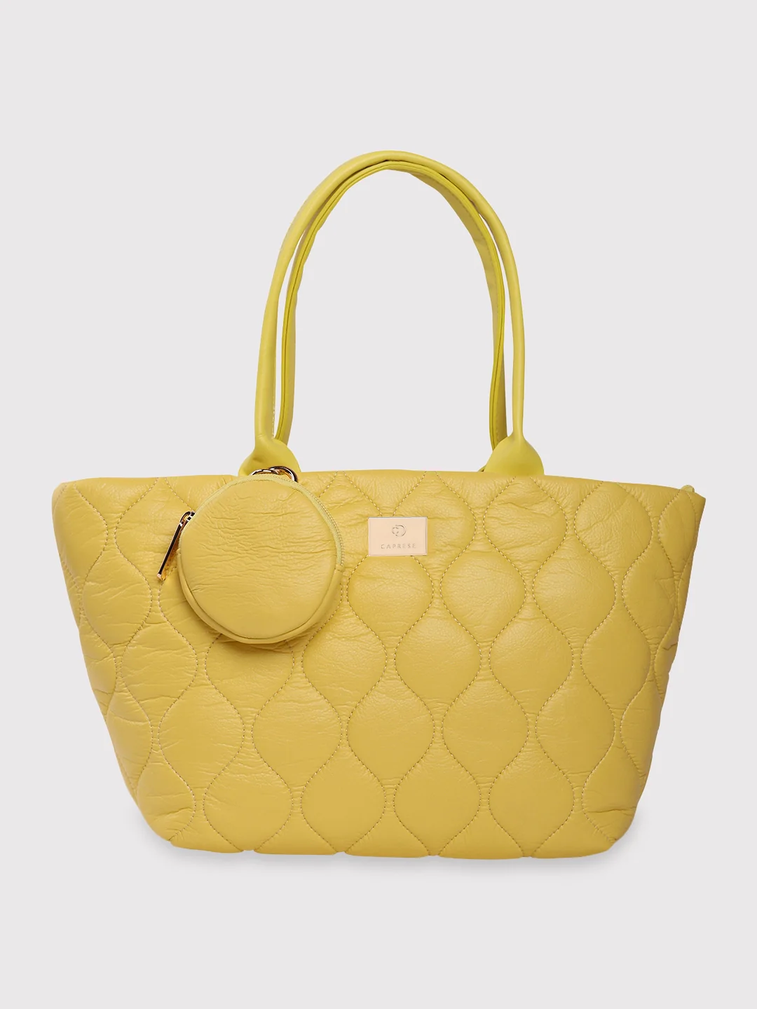 Caprese Briar Medium Yellow Tote Bag