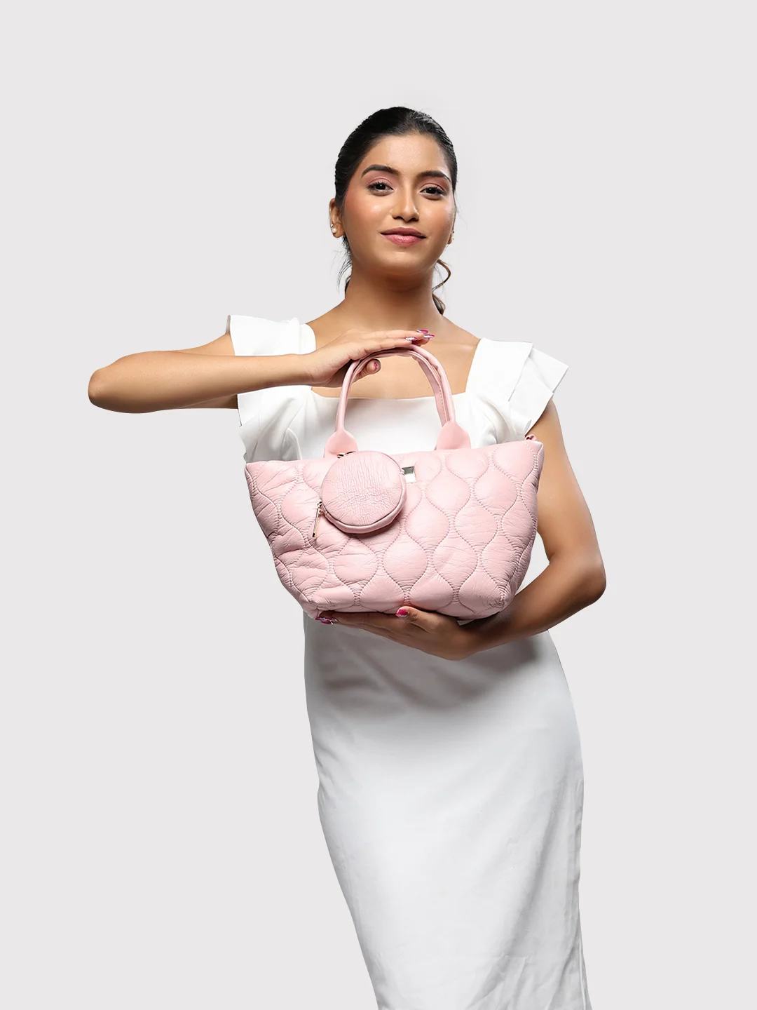 Caprese Briar Medium Dusty Pink Tote Bag - Image 12