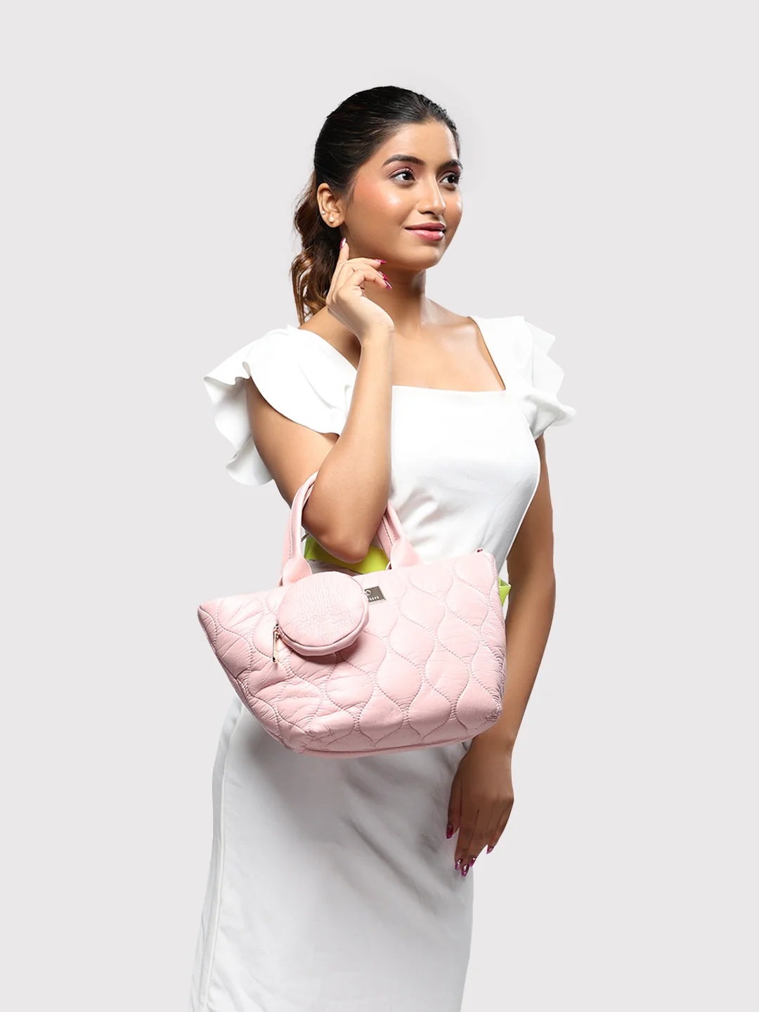 Caprese Briar Medium Dusty Pink Tote Bag - Image 13