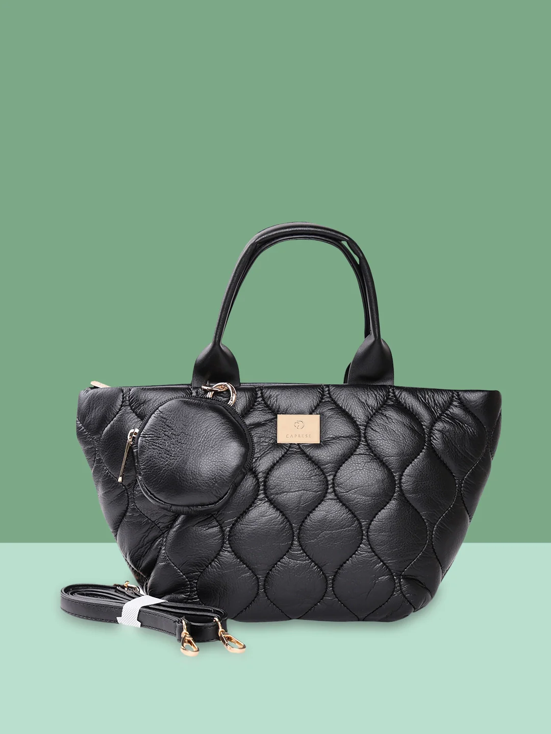 Caprese Briar Small Black Office Tote Bag - Image 13