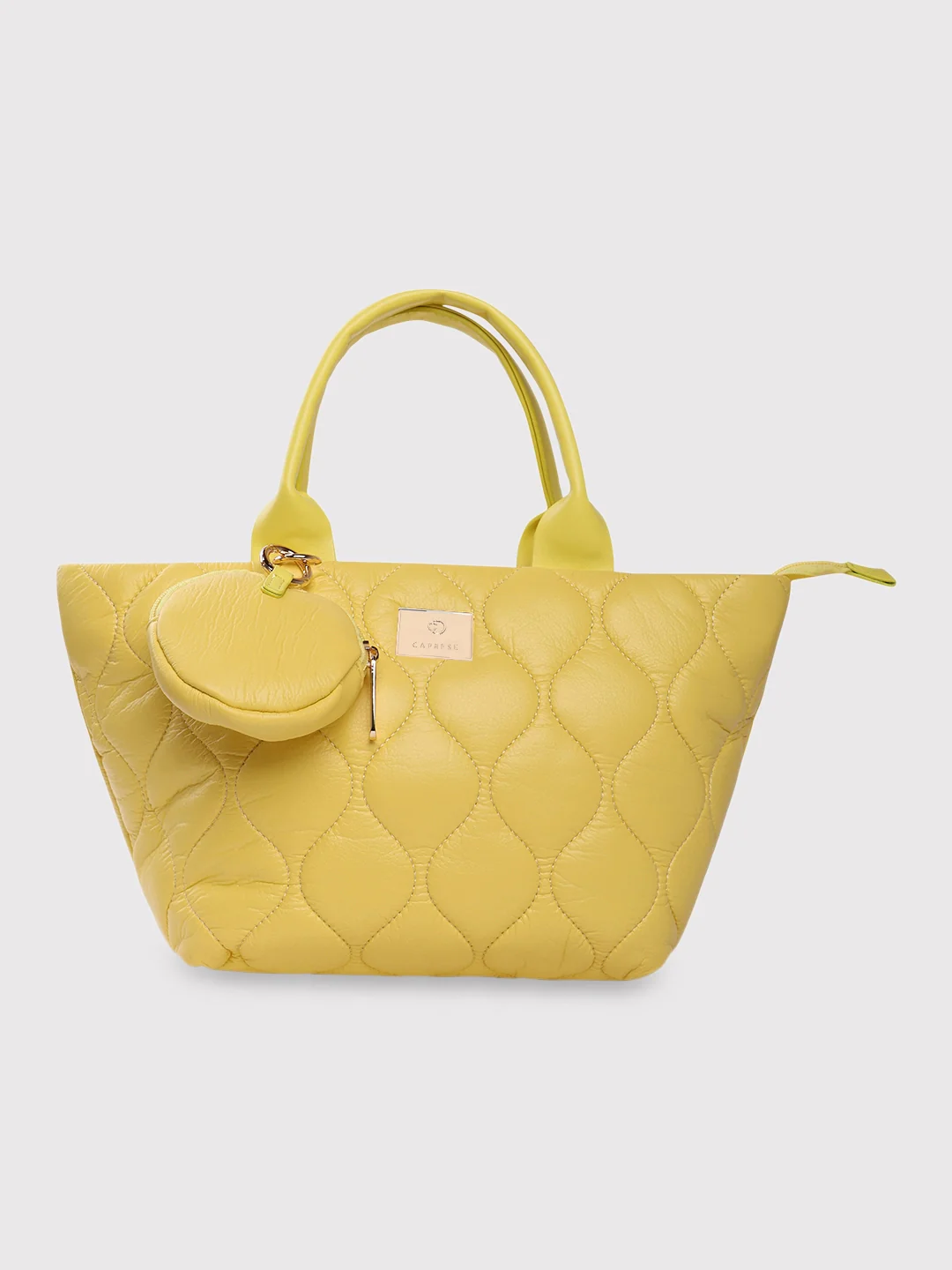 Caprese Briar Small Yellow Office Tote Bag