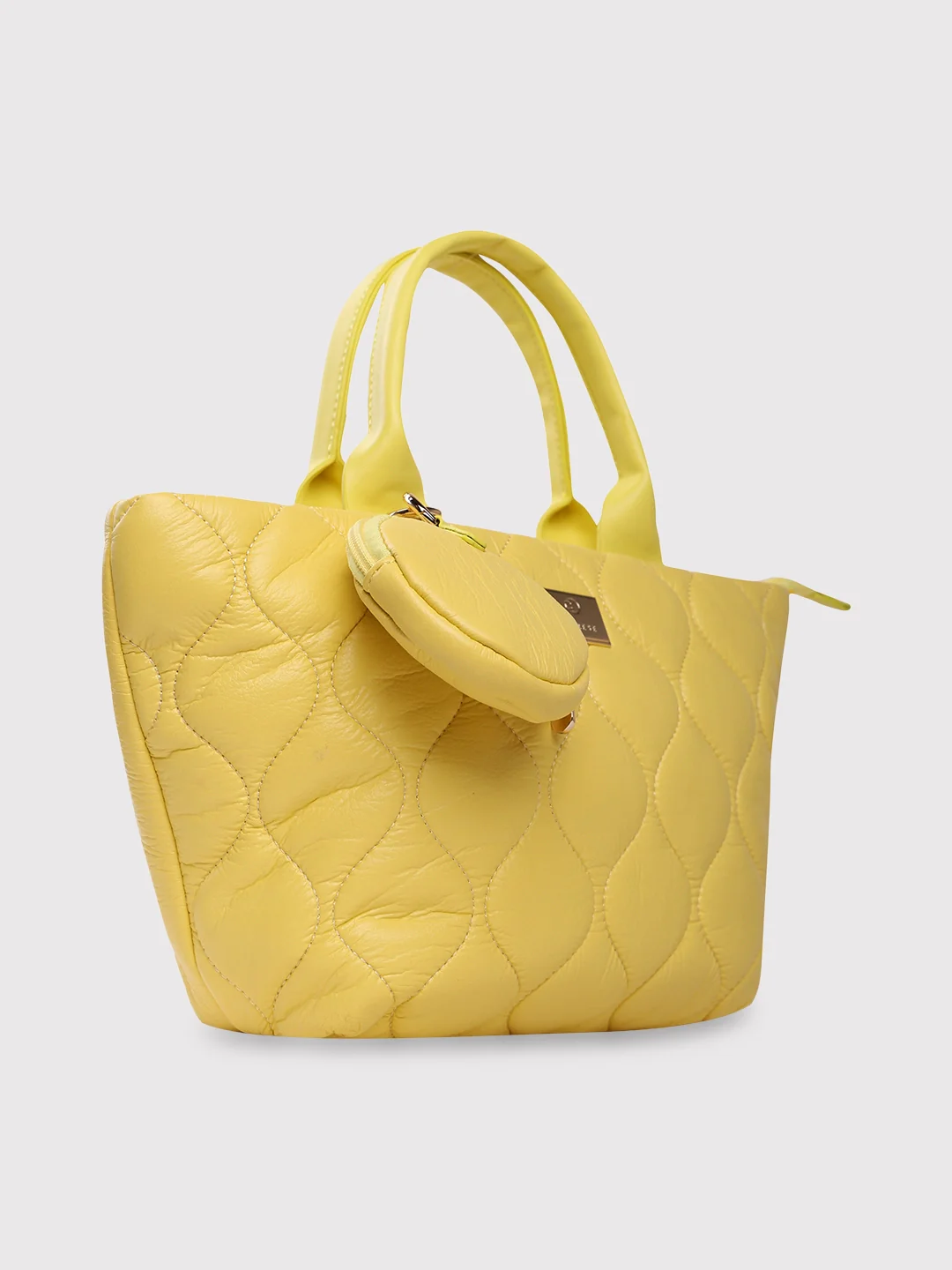 Caprese Briar Small Yellow Office Tote Bag - Image 4