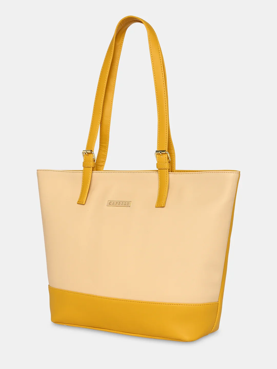 Caprese Brickly Medium Mustard Tote Bag - Image 10