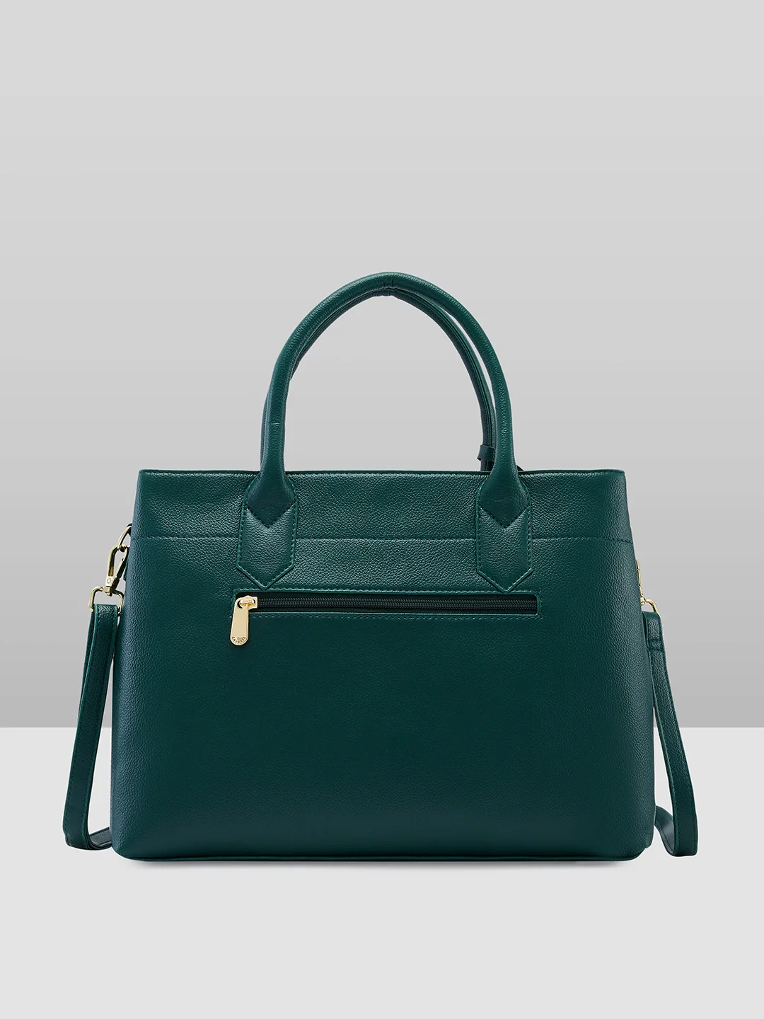 Caprese Brigette Medium Emerald Satchel Bag - Image 3