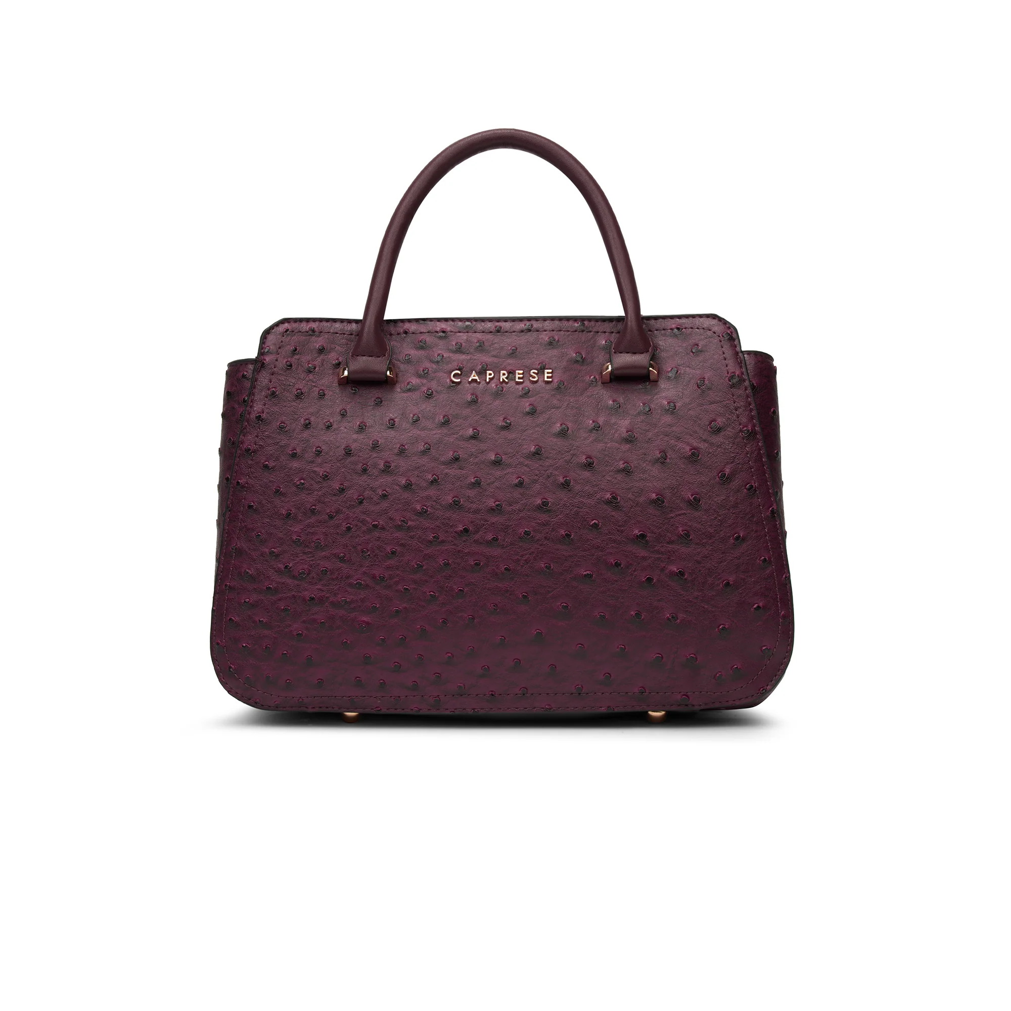Caprese Britney Medium Cherry Lacquer Satchel Bag