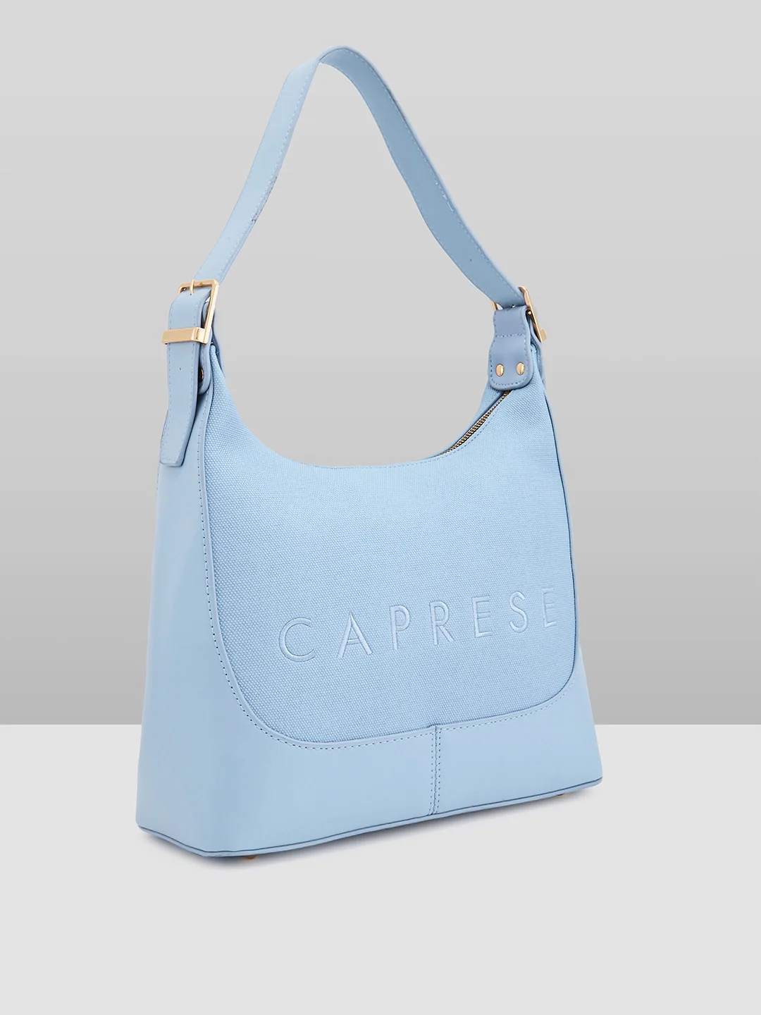 Caprese Brooklyn Medium Blue Hobo Bag - Image 3