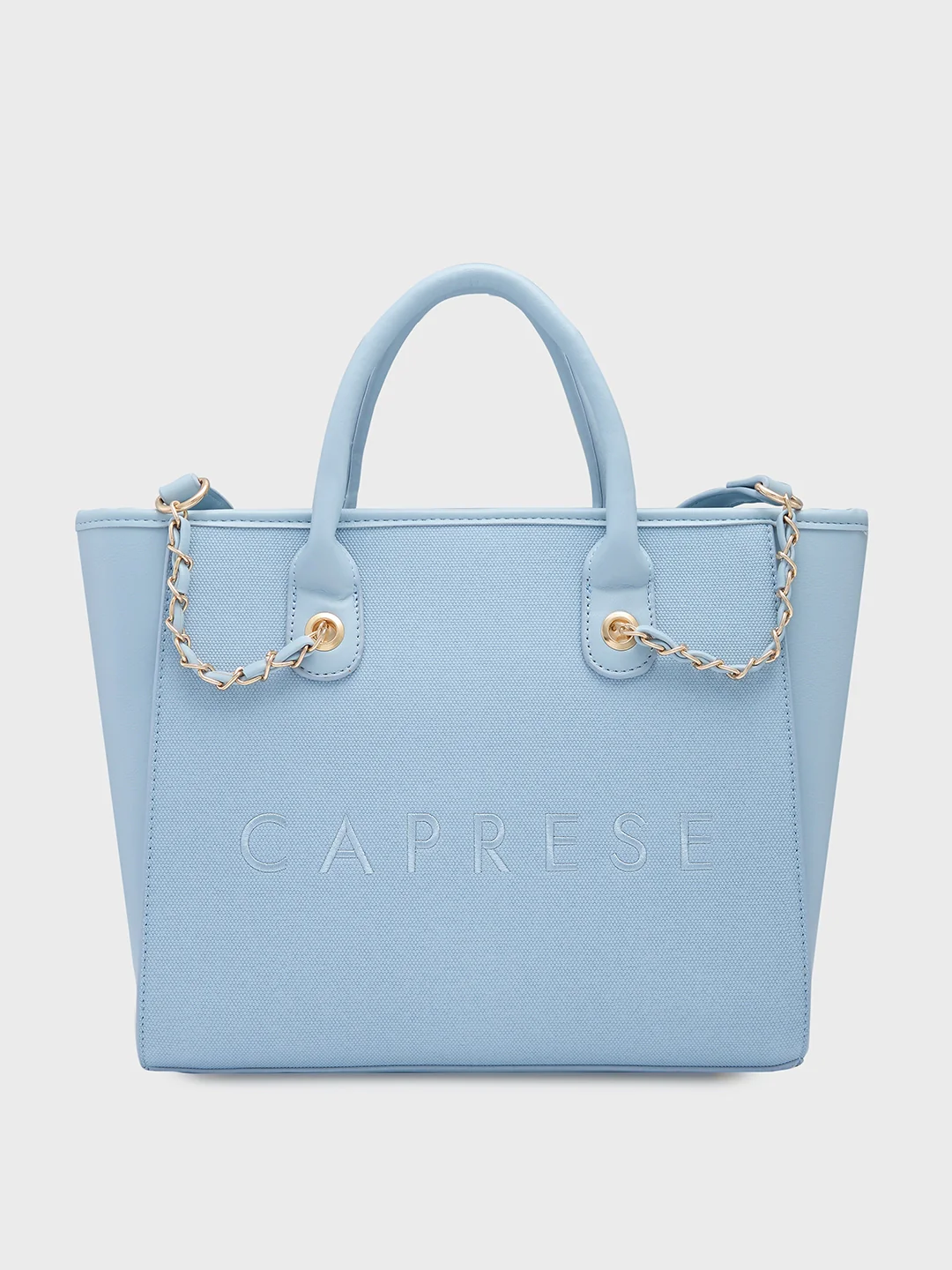 Caprese Brooklyn Large Blue Tote Bag