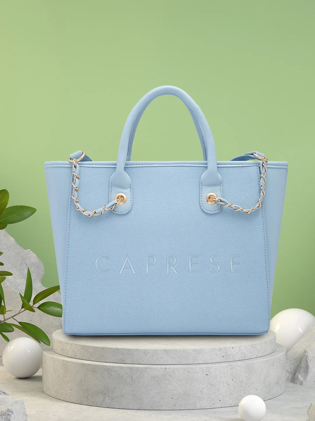 Caprese Brooklyn Large Blue Tote Bag - Image 14