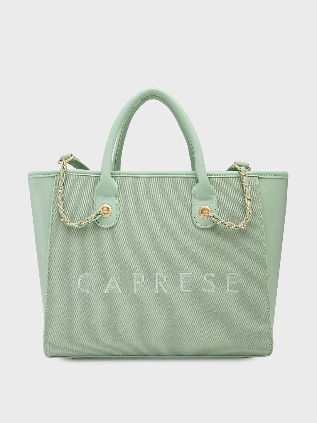 Caprese Brooklyn Large Green Tote Bag