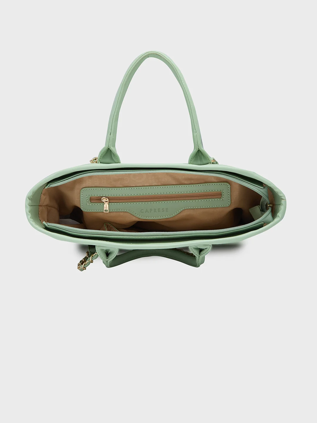 Caprese Brooklyn Large Green Tote Bag - Image 8
