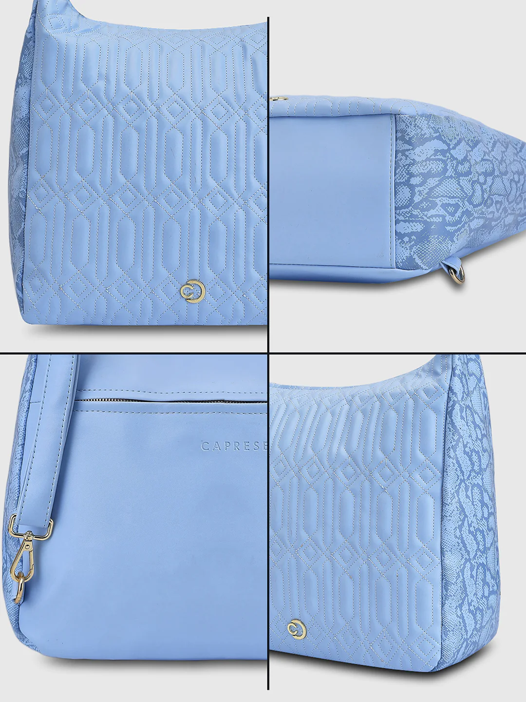 Caprese Bubble Large Blue Hobo Bag - Image 7