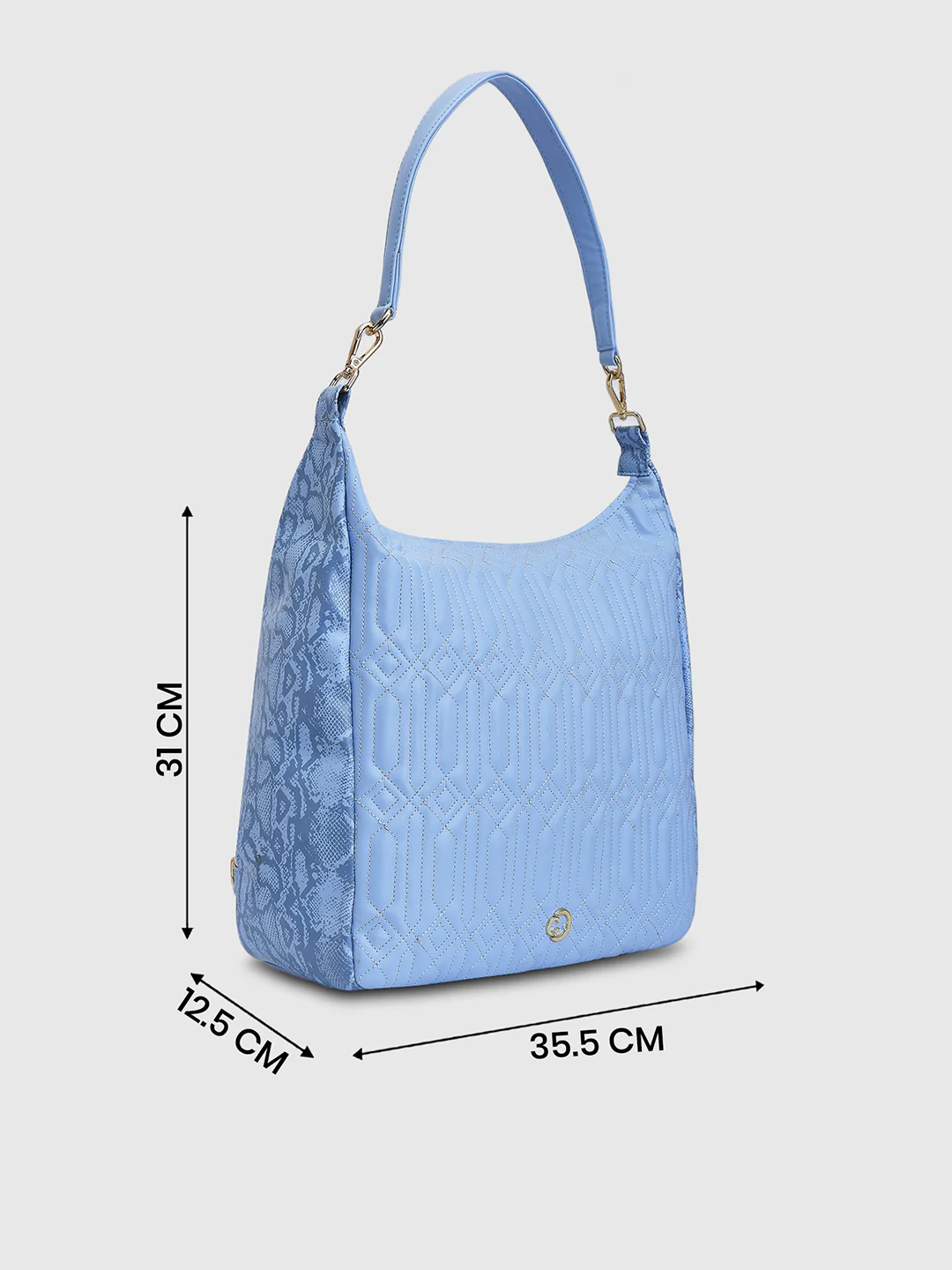 Caprese Bubble Large Blue Hobo Bag - Image 8