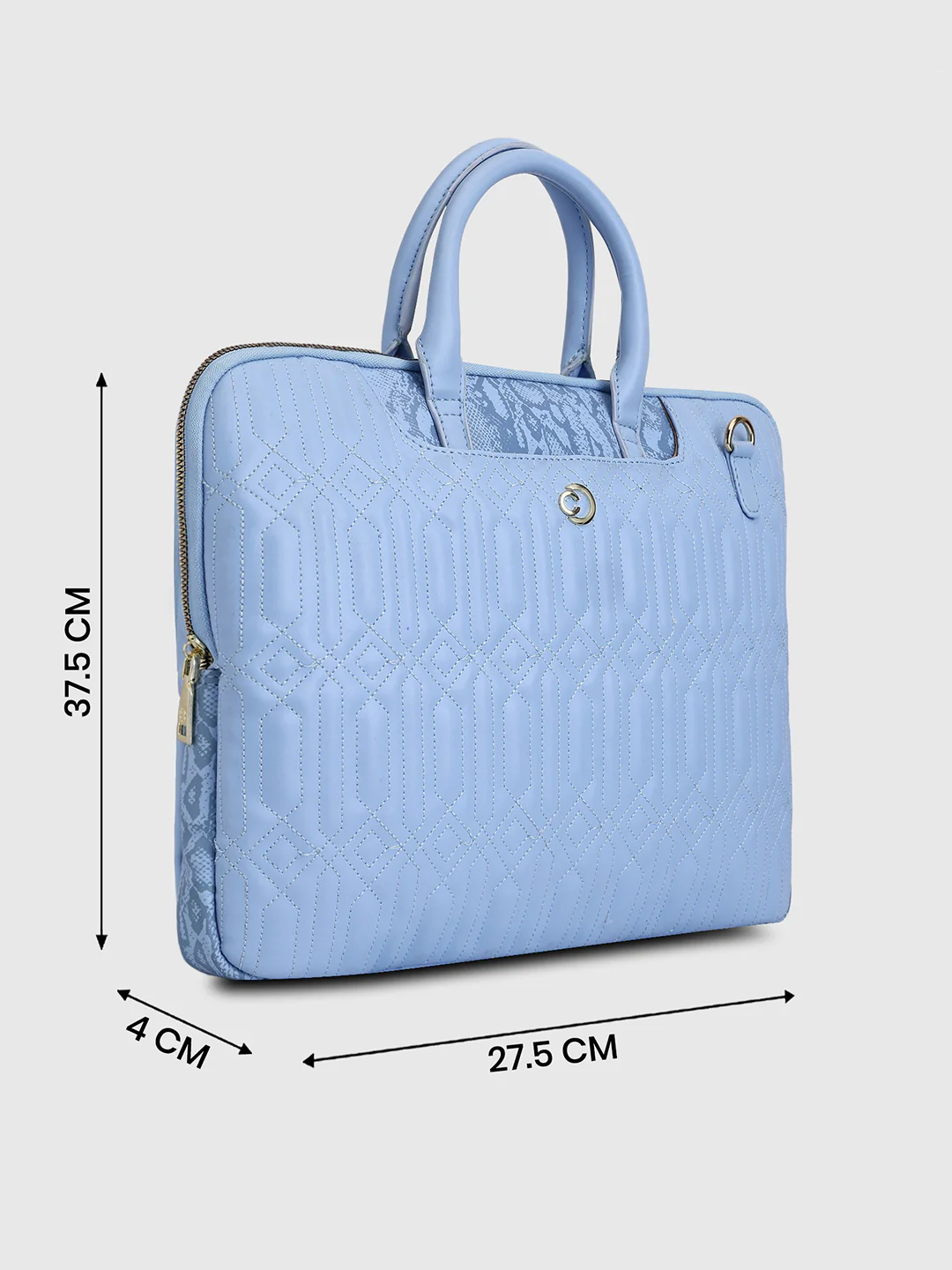 Caprese Bubble Large Blue Laptop Bag - Image 8