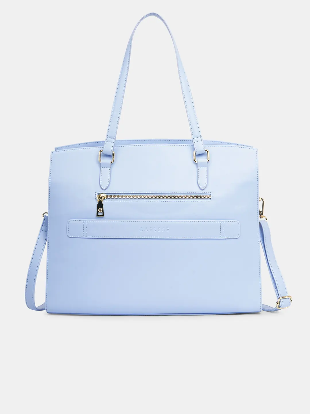 Caprese Bubble Large Blue Laptop Satchel Bag - Image 5