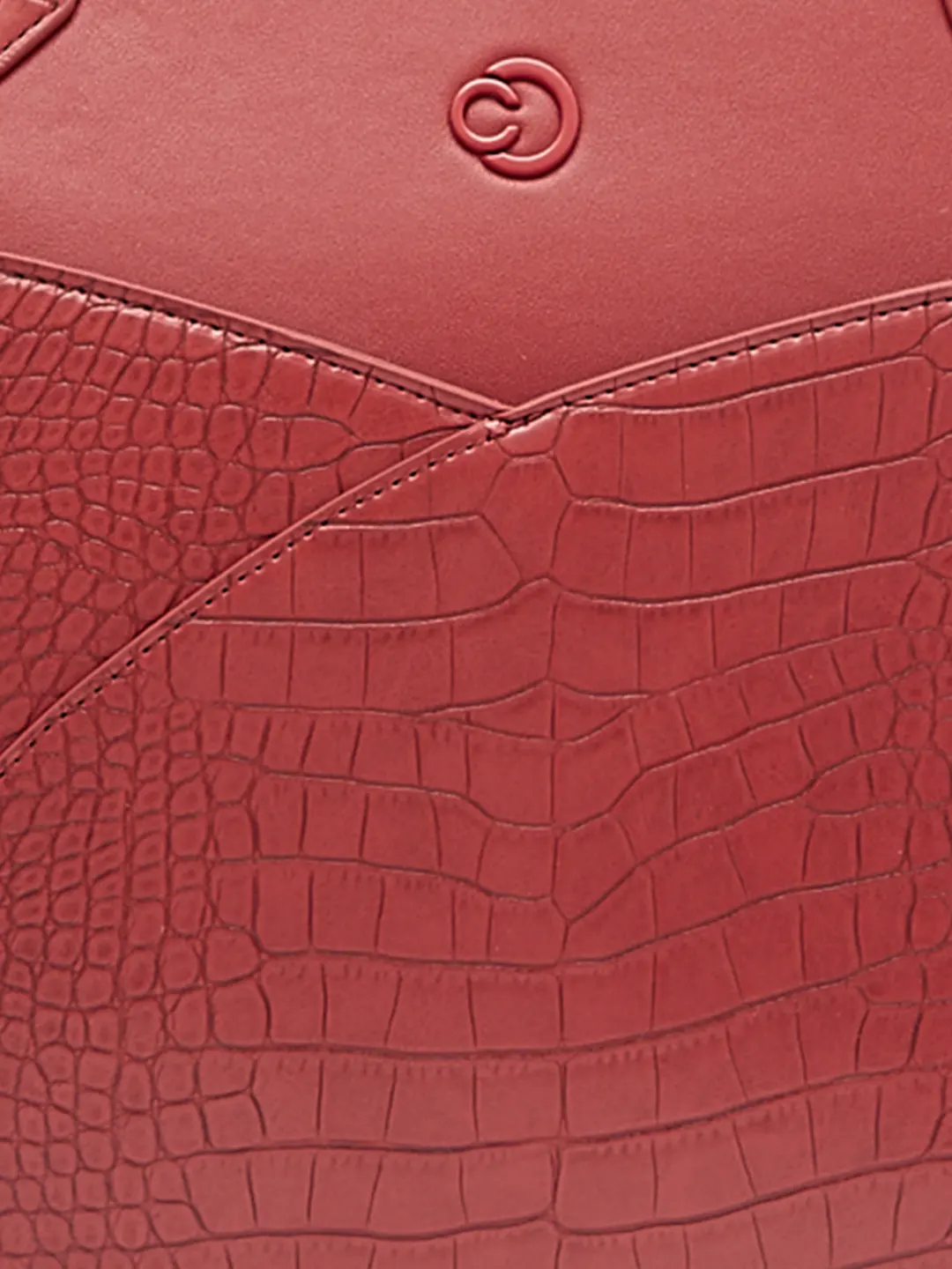 Caprese Cabo Satchel Large Red Laptop Bag - Image 5