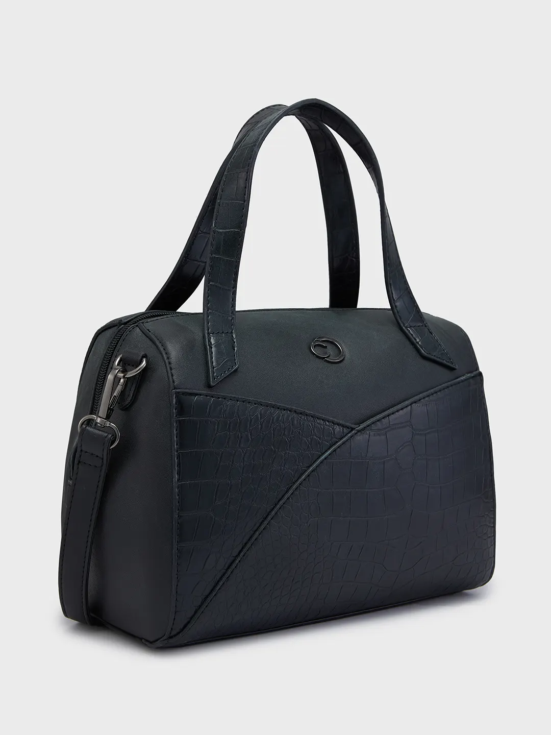 Caprese Cabo Medium Black Satchel Bag - Image 3