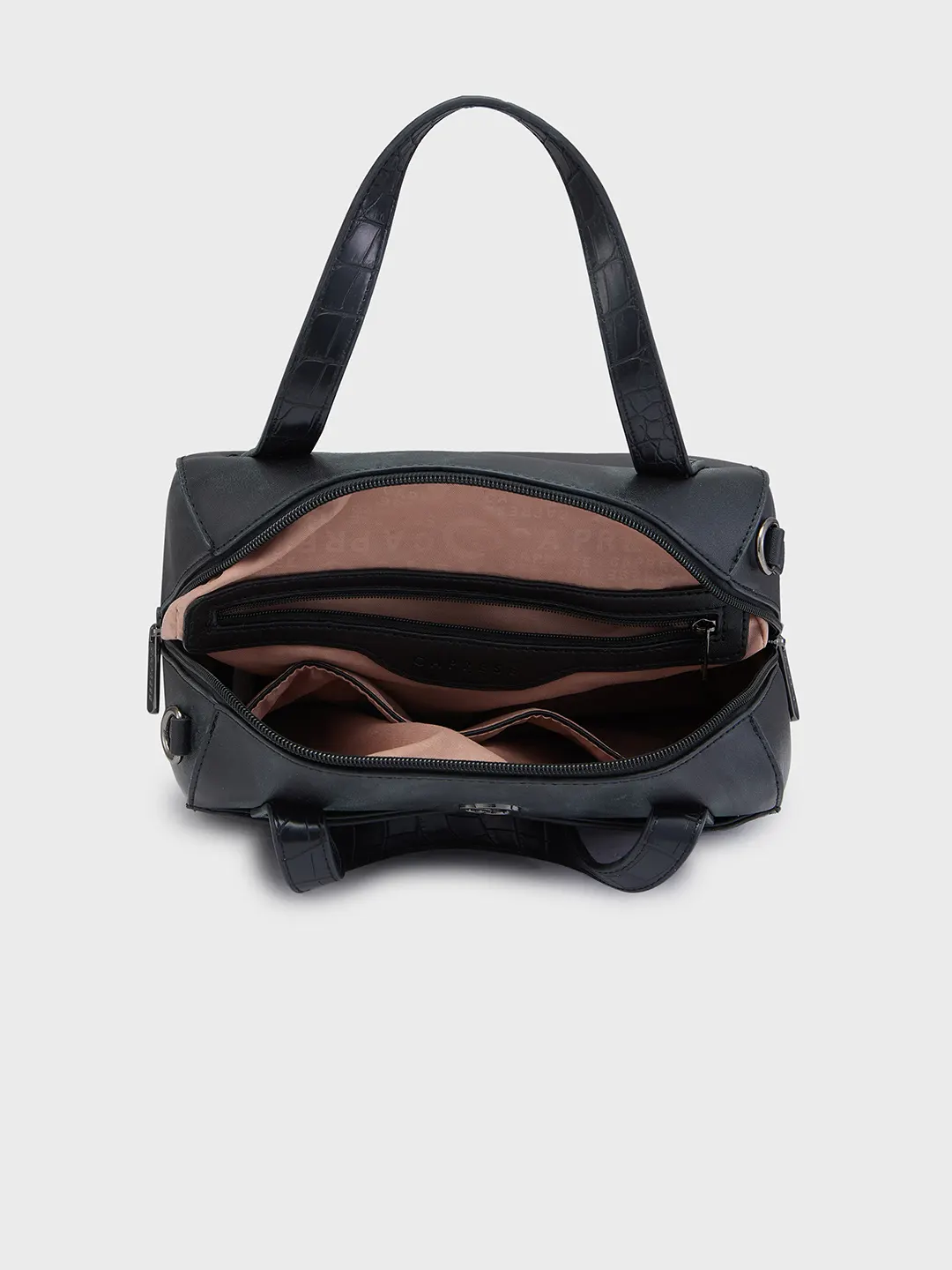Caprese Cabo Medium Black Satchel Bag - Image 6