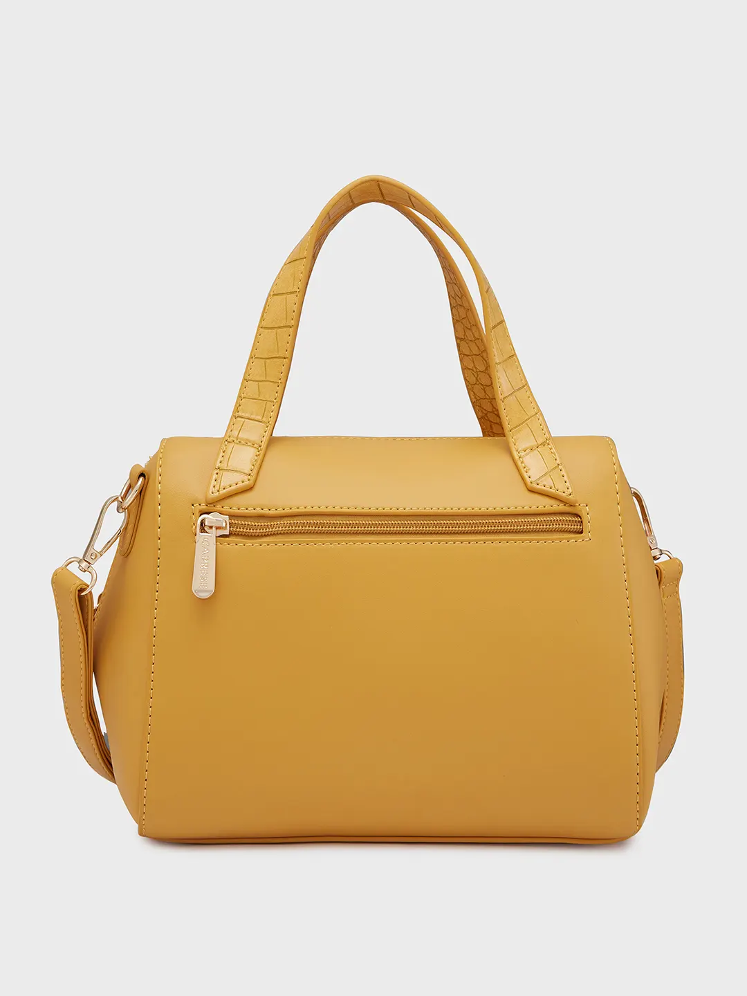 Caprese Cabo Medium Ochre Satchel Bag - Image 6