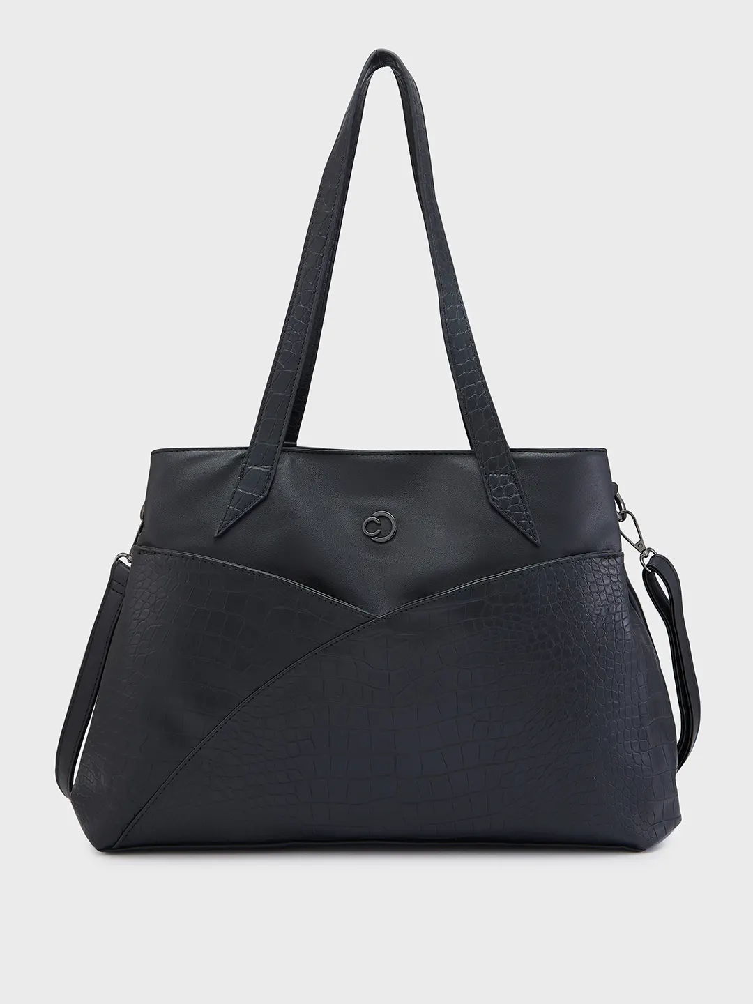 Caprese Cabo Large Black Tote Bag