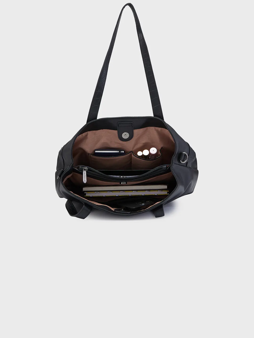 Caprese Cabo Large Black Tote Bag - Image 8