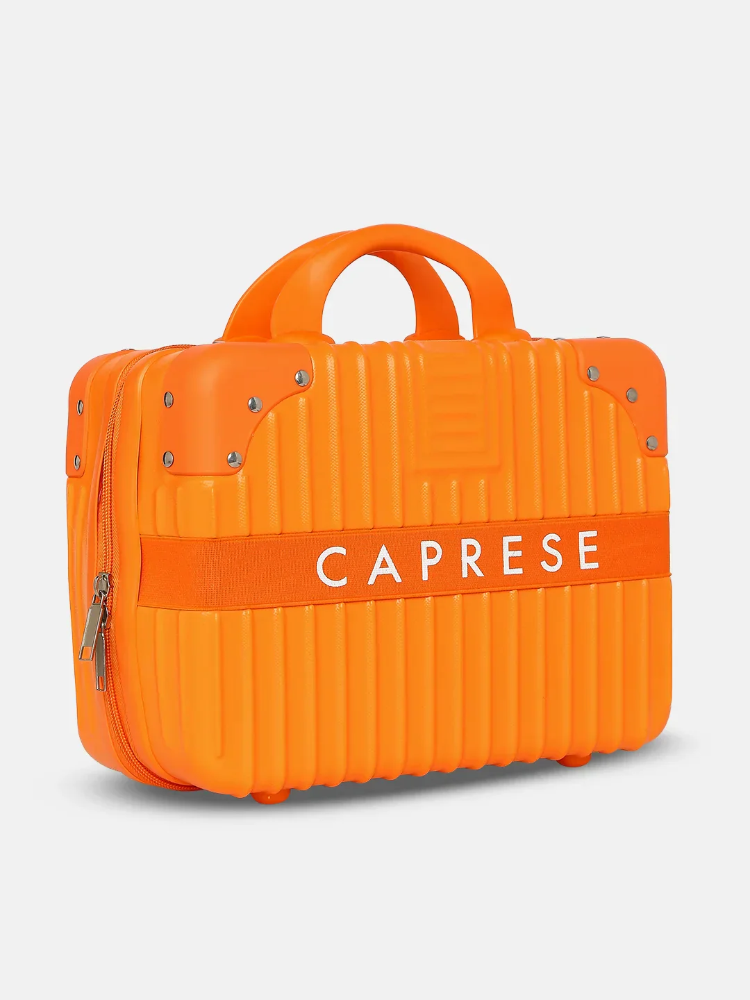 Caprese Callen Medium Orange Vanity Case - Image 5