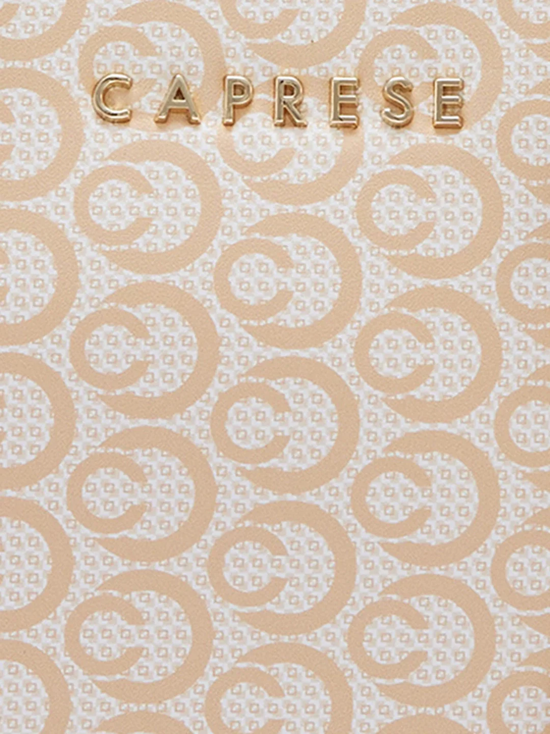 Caprese Callie Medium Beige Satchel Bag - Image 8