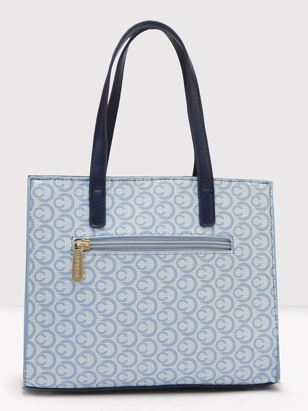 Caprese Callie Medium Navy Satchel Bag - Image 3