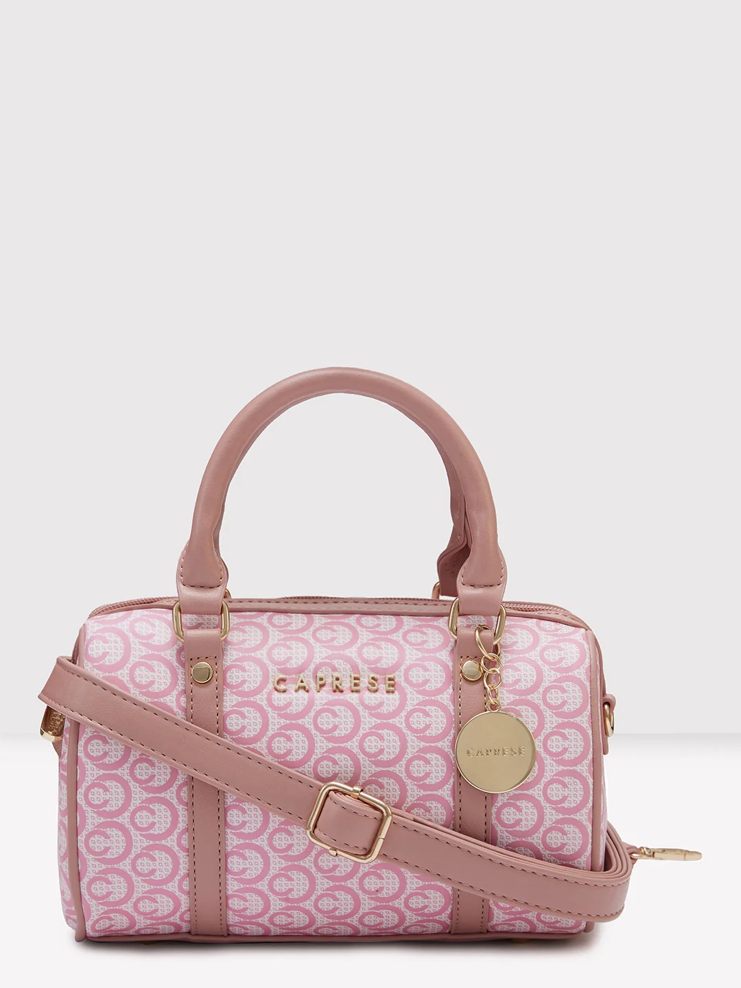 Caprese Callie Small Dark Pink Satchel Bag