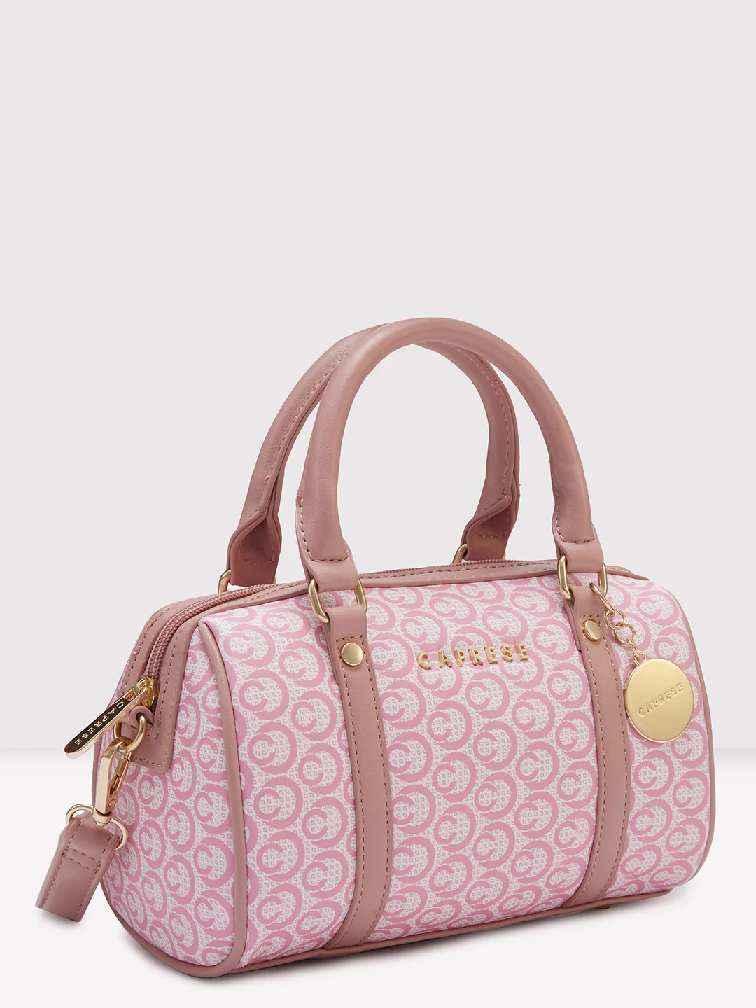 Caprese Callie Small Dark Pink Satchel Bag - Image 6