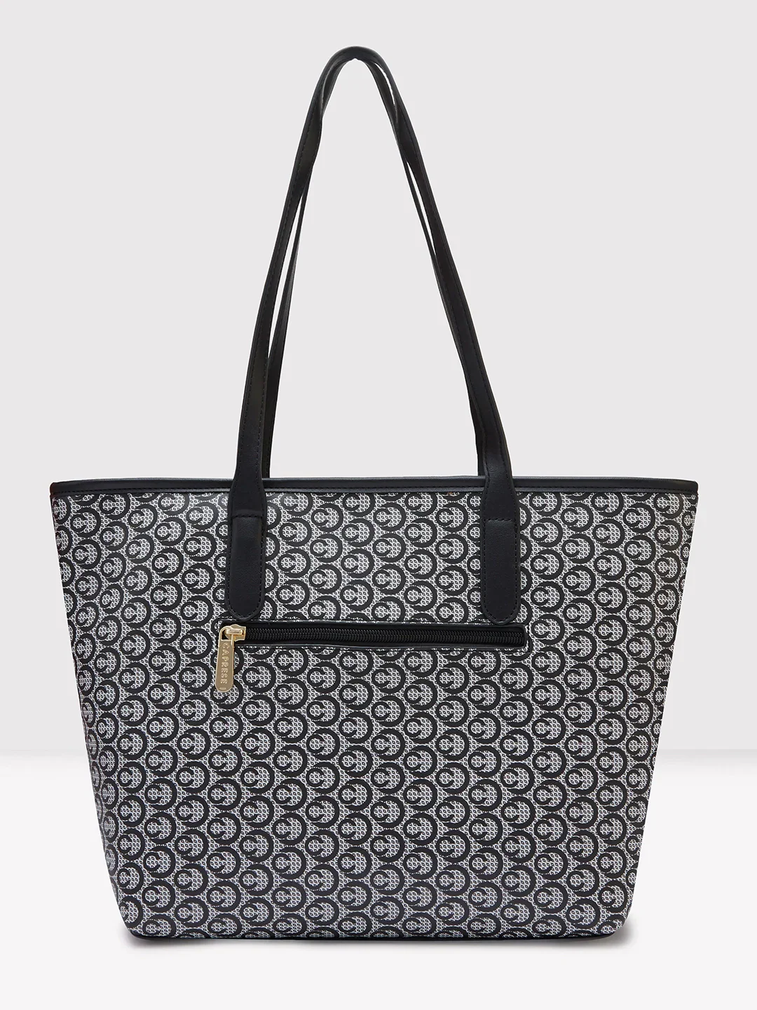 Caprese Callie Large Black Tote Bag - Image 4