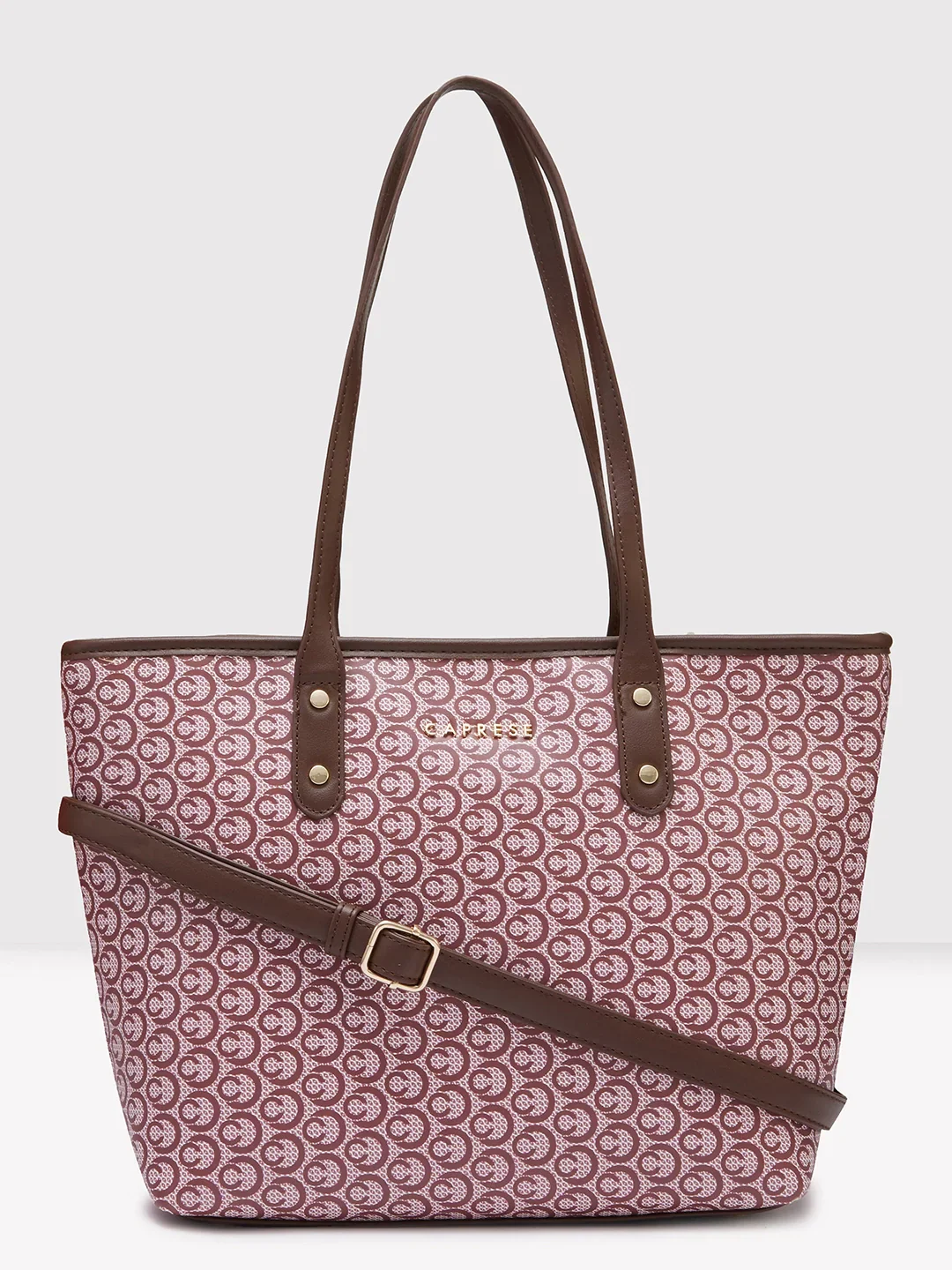 Caprese Callie Large Brown Tote Bag - Image 10