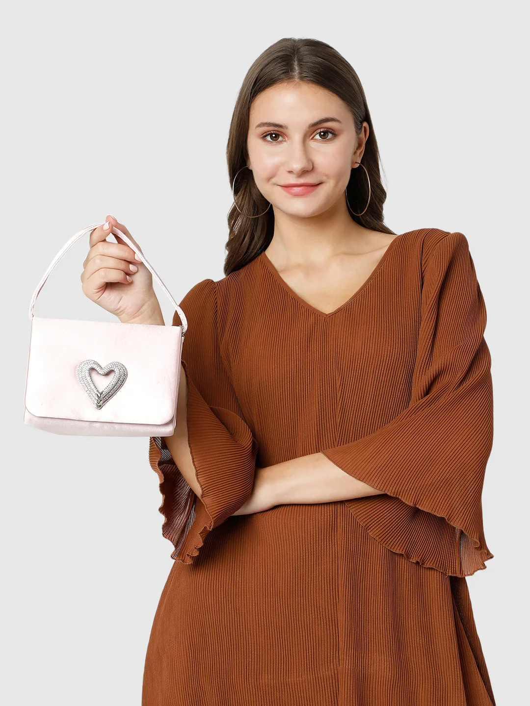 Caprese Camilia Small Pink Clutch - Image 3