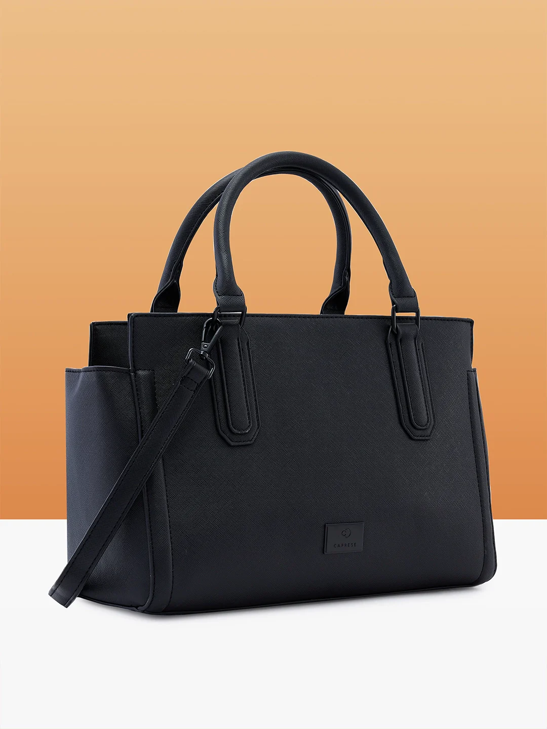 Caprese Candy Large Black Tote Bag - Image 2