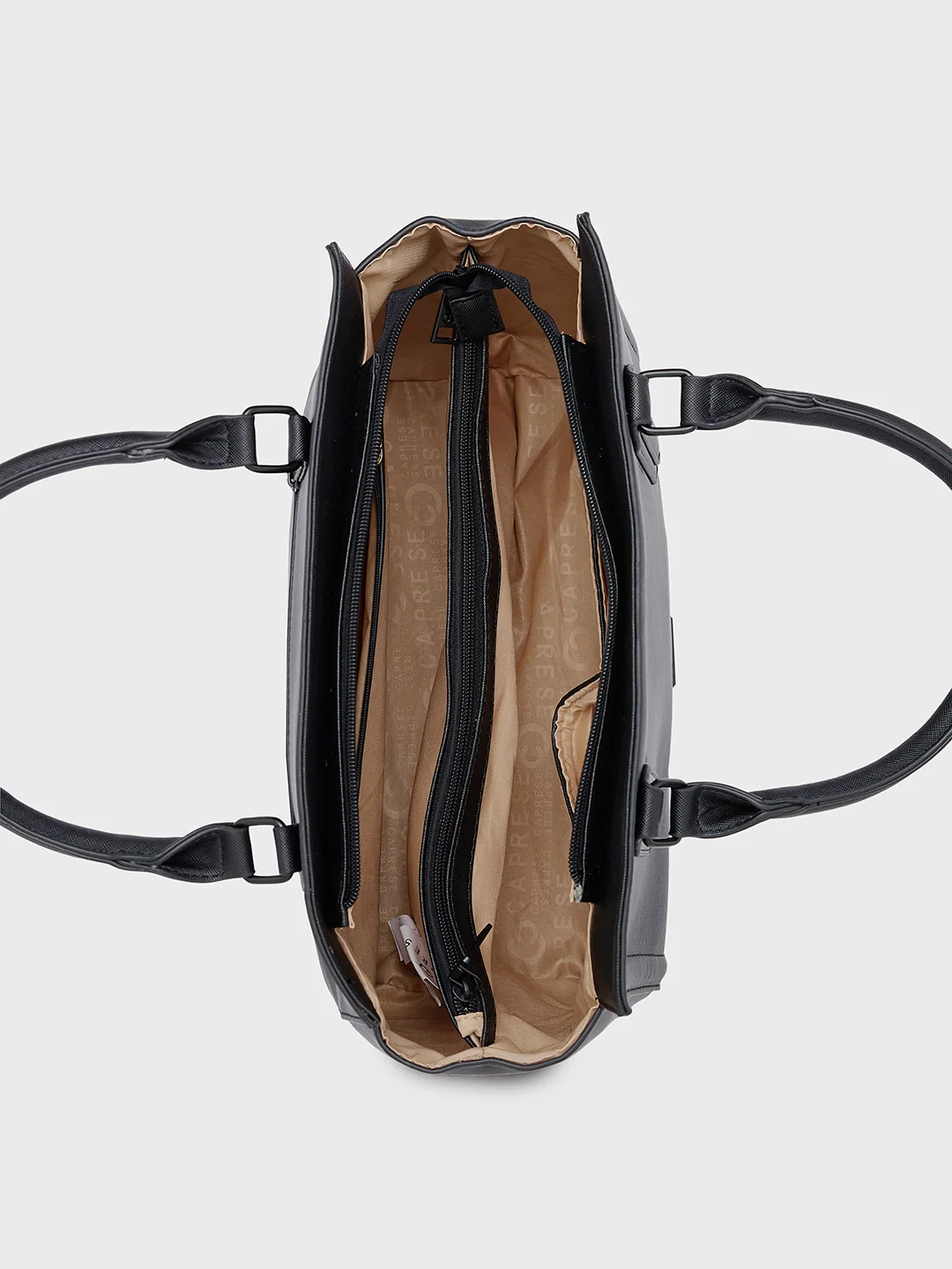 Caprese Candy Large Black Tote Bag - Image 6