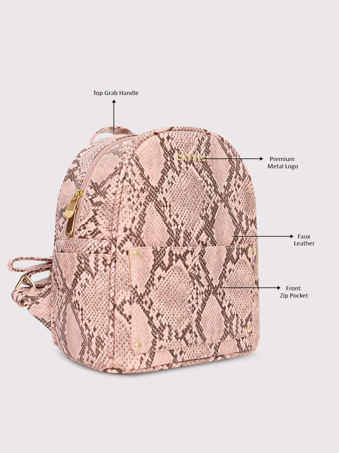 Caprese Canes Small Blush Backpack - Image 9