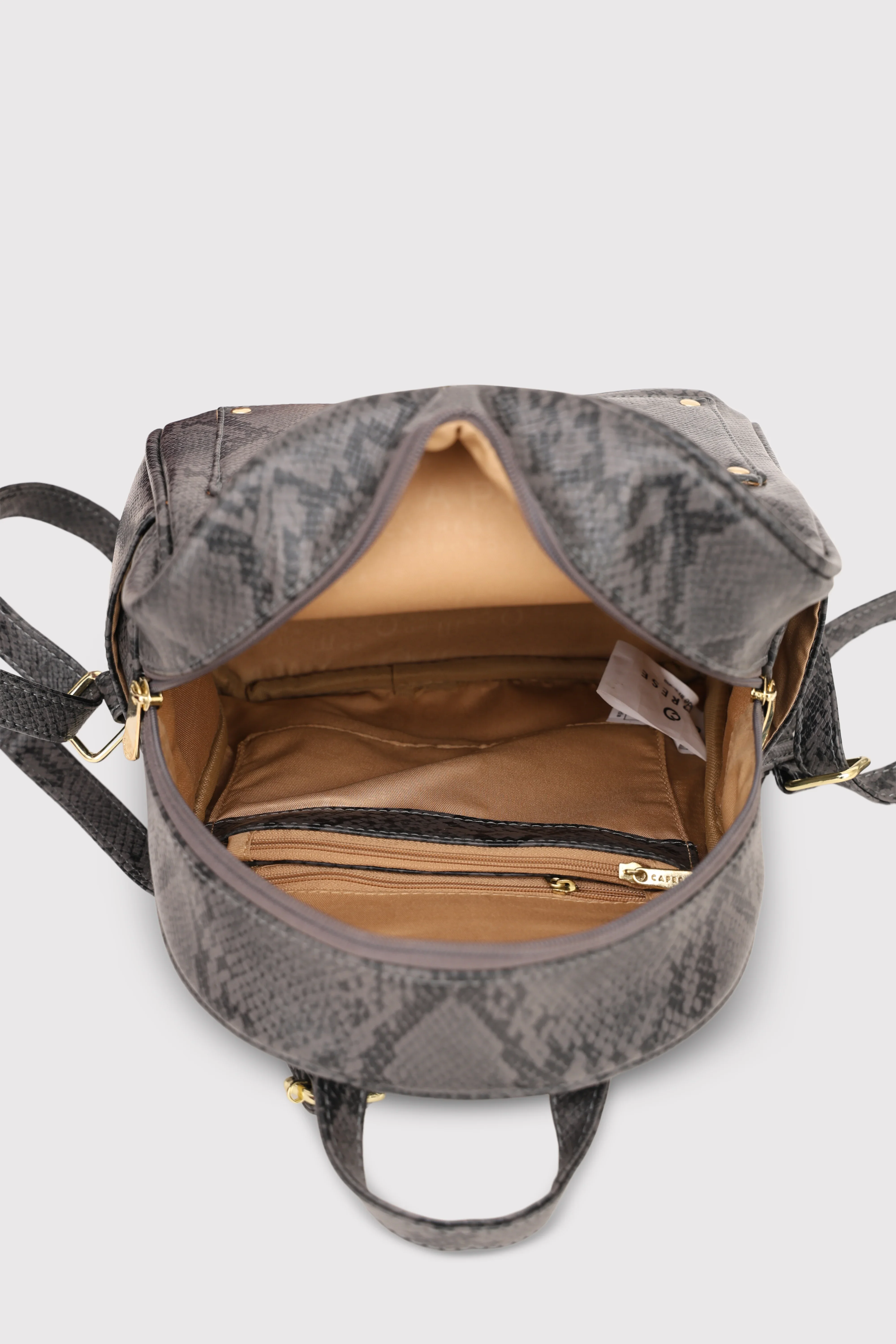 Caprese Canes Small Grey Backpack - Image 7